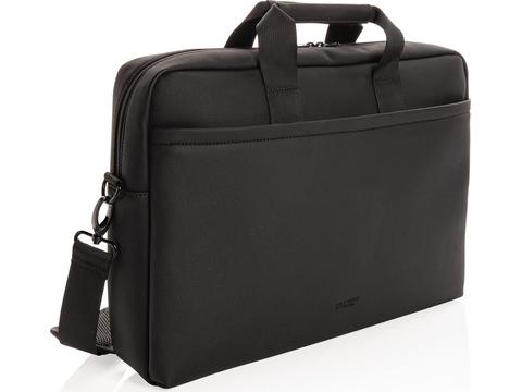 Swiss Peak deluxe vegan leather laptop bag PVC free