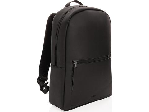 Swiss Peak deluxe vegan leather laptop backpack PVC free