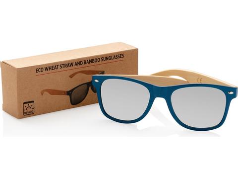 Wheat straw and bamboo sunglasses