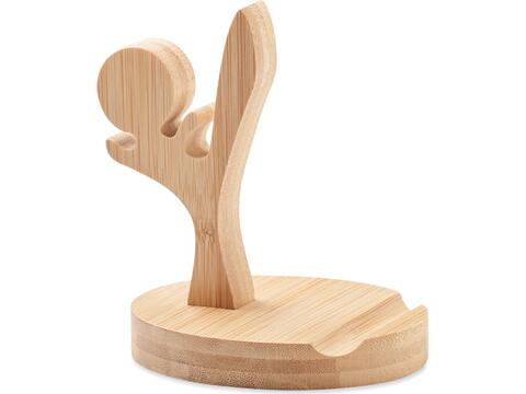 Bamboo phone stand