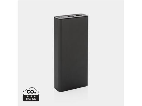 Terra RCS recycled 20W aluminum powerbank 20.000 mAh