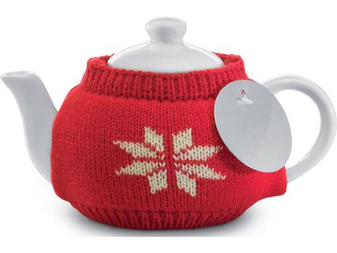 Tea pot with jersey cover