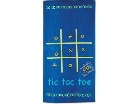 Tic-Tac-Toe beach towel