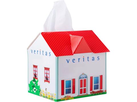 Tissue box huis bedrukken