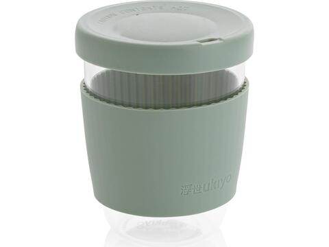 Ukiyo borosilicate glass with silicone lid and sleeve
