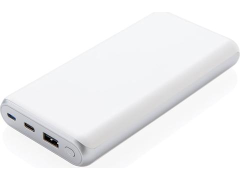 Ultra fast 20.000 mAh powerbank with PD