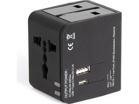 Universal travel adapter