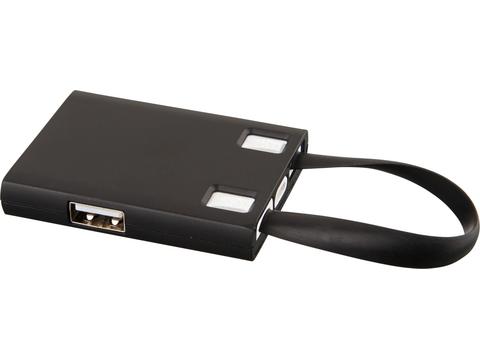 USB hub and 3-in-1 cable