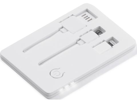 USB kaart met MFI gecertificeerde Apple lightning kabel bedrukken
