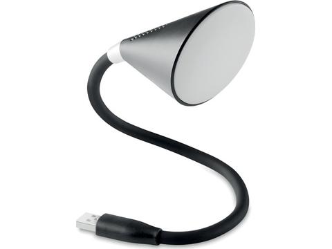 USB powered lamp with Bluetooth speaker