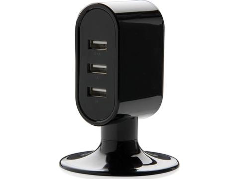 3 port USB desk charger