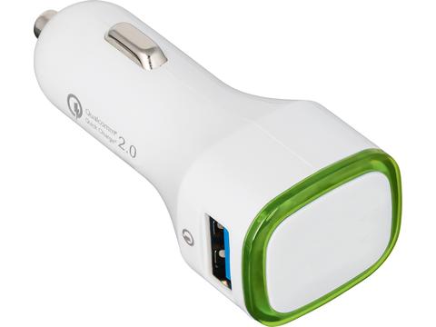 USB snellader voor in de auto met Quickcharge 2