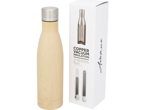 Vasa wood copper vacuum insulated bottle