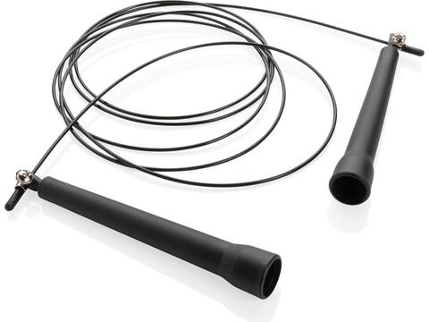Adjustable jump rope in pouch
