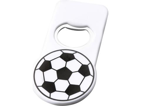 Voetbal flessenopener met magneet