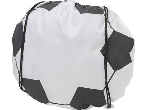 Backpack in the shape of a football