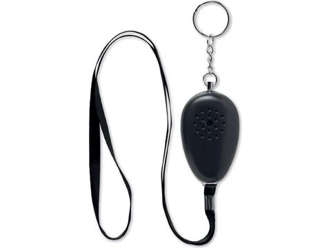 Personal keychain alarm