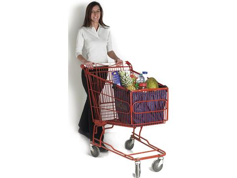 Grocery cart tote