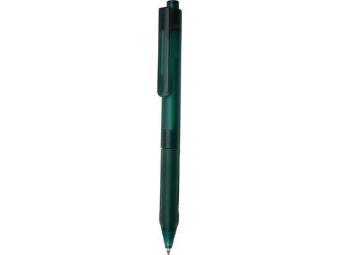 X9 frosted pen with silicone grip