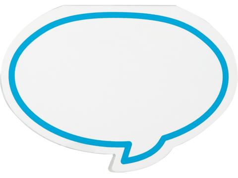 Adhesive notes "speech balloon"