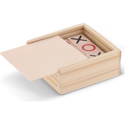 Tic Tac Toe houten in doos