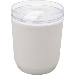 Hudson 180 ml dubbelwandige beker van gerecycled plastic