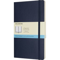 Classic Large soft cover notitieboek met stippel papier