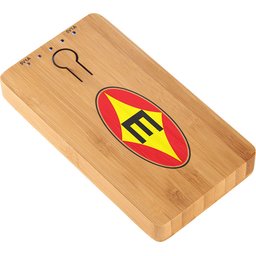 12367600 bamboe powerbank met logo