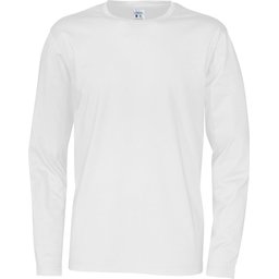 141020_100_R neck LS tee_men_F_white