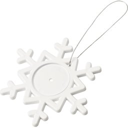 Sneeuwvlok magneet met hanger