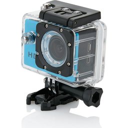 Action camera blauw