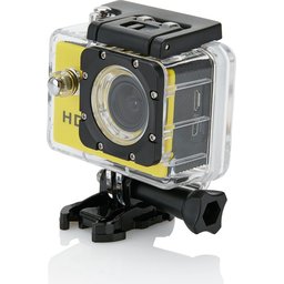Action camera geel