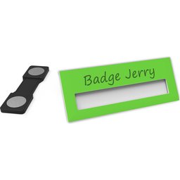 Badge Jerry-LimeGreen-74x30