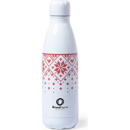 Bicolor Xmas drinkfles - 790 ml bedrukken