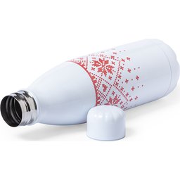 Bicolor Xmas drinkfles - 790 ml kerstfles