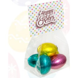 Blokzakje chocolade Paaseitjes