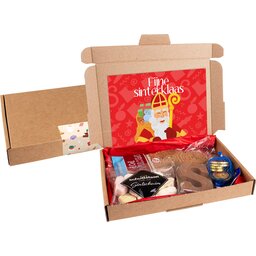 Brievenbusdoosje vol lekkers van de Sint bedrukken