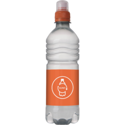 Bronwater met sportdop RPET - 500 ml - personaliseren