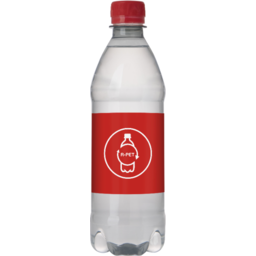 Bronwater RPET met draaidop - 500 ml - digitale druk