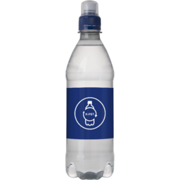 Bronwater RPET met sportdop - 500 ml - bedrukking