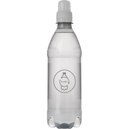 Bronwater RPET met sportdop - 500 ml - personalisatie