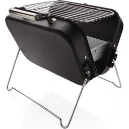 Deluxe draagbare barbecue in koffer-open