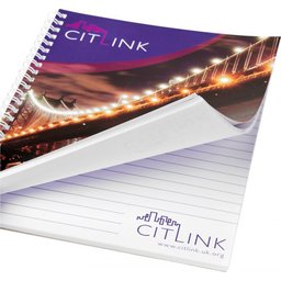 Desk-Mate® A4 wire-o notitieboek bedrukt