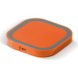 Draadloos oplaadstation 5W voor smartphone oranje