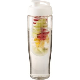 H2O Tempo sportfles en infuser met flipcapdeksel - 700 ml