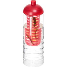 H2O Treble drinkfles met infuser en koepeldeksel - 750 ml