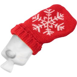Heatpad met kerstmotief in vorm van warmwaterfles