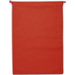 Herbruikbaar Groente & Fruit zakje Oeko-Tex Katoen 30 x 40 cm-rood