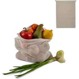 Herbruikbaar Groente & Fruit Zakje Oeko-Tex® Katoen 30 x 40cm-voorbeeld