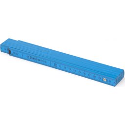 Houten vouwmeters Color - 2 meter blauw